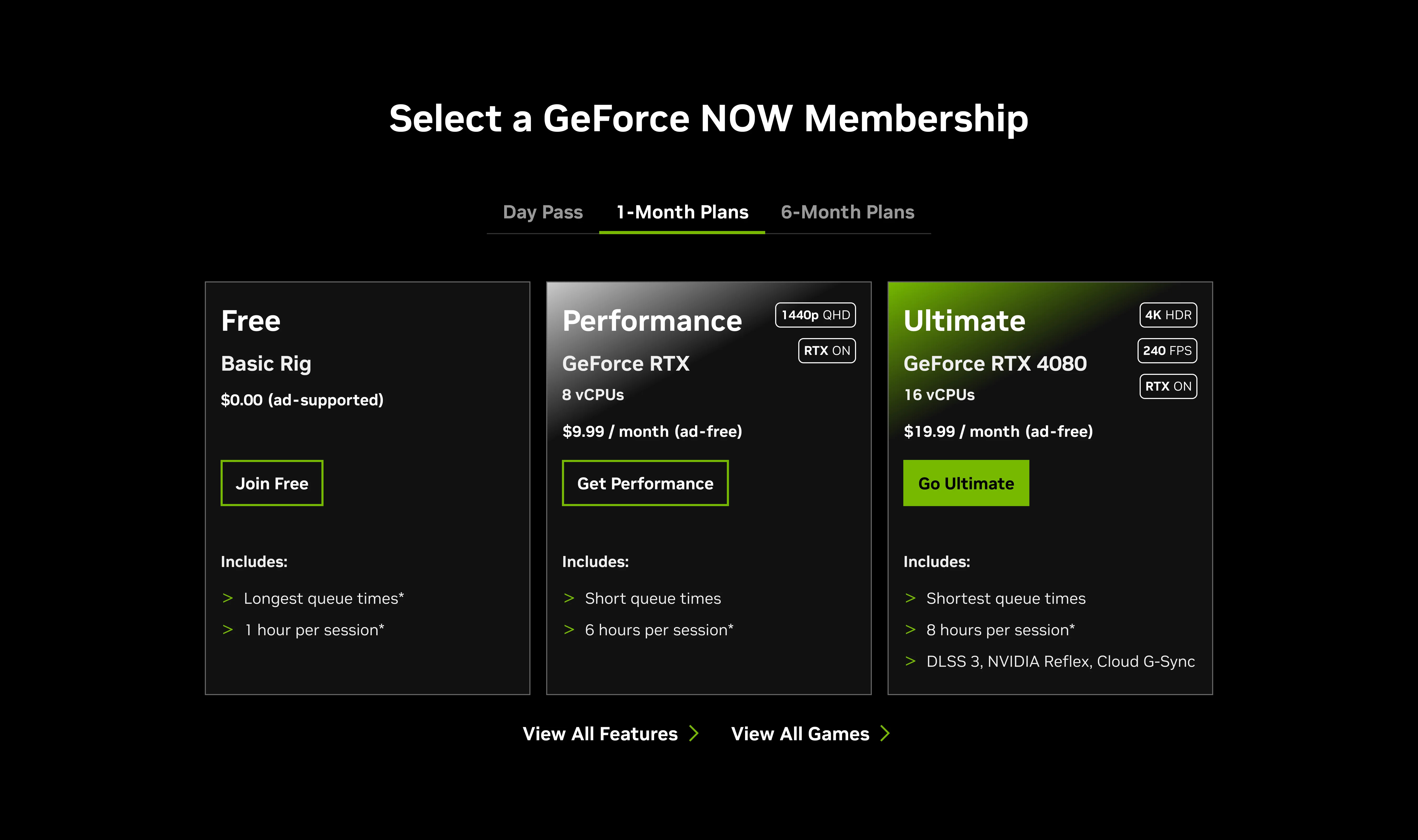 GeForce Now推出每月100小时游戏时间限额 订阅者可以额外付费获得更多时间